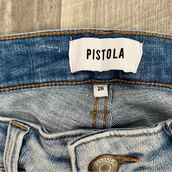 Pistola Arielle Skinny Scissor Cut Hem Jeans - Picture 5 of 11